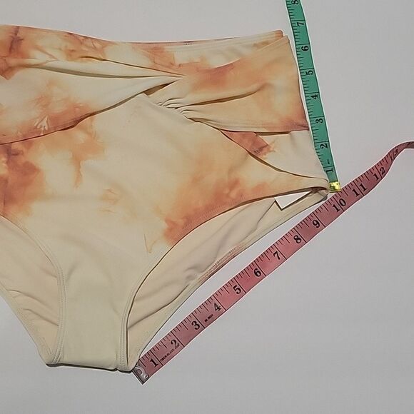 Jonathan Simkhai Angela High Rise Twist Tie Dye Bikini Bottoms - Picture 10 of 10